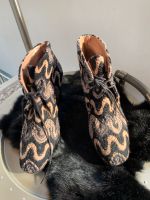 Missoni Stiefeletten Blockabsatz Strick beige schwarz Gr. 41 NEUW Nordrhein-Westfalen - Viersen Vorschau