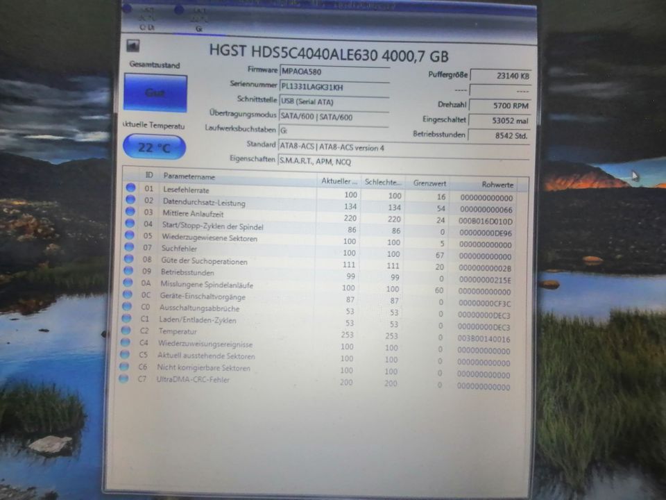 HGST HDS5C4040ALE630 4TB NAS HDD 3,5Zoll SATA in Wulfsen