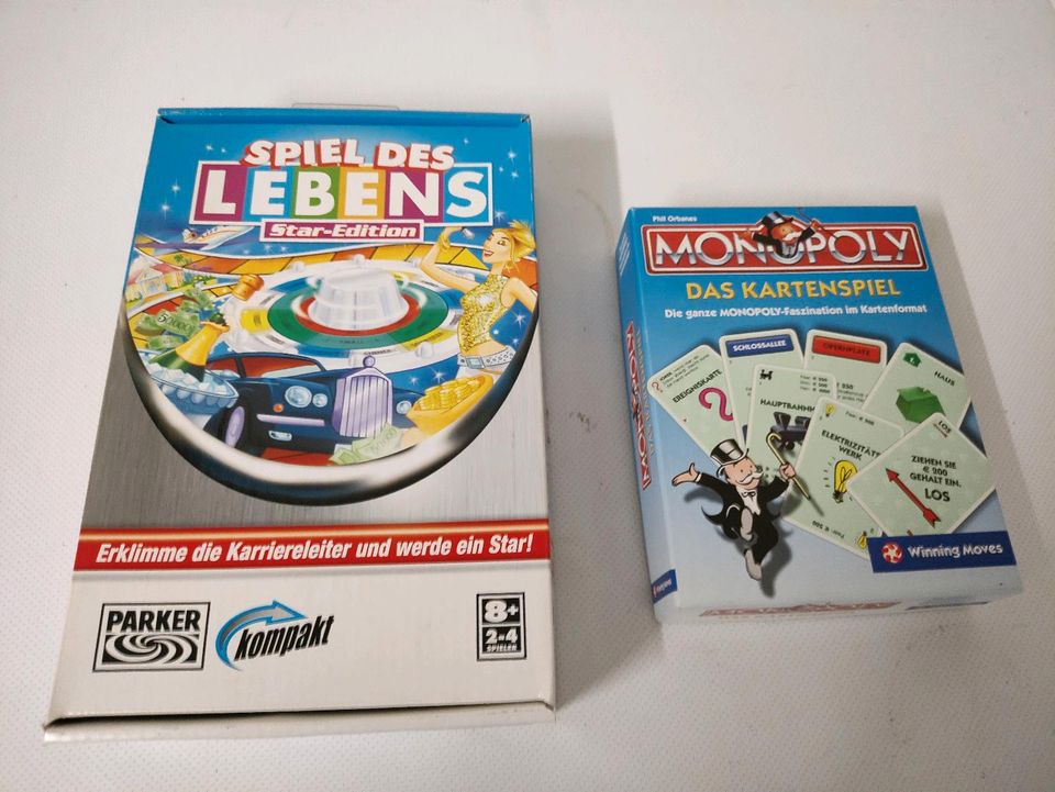 Reisespiele - Spiel des Lebens / Monopoly in Dettingen unter Teck
