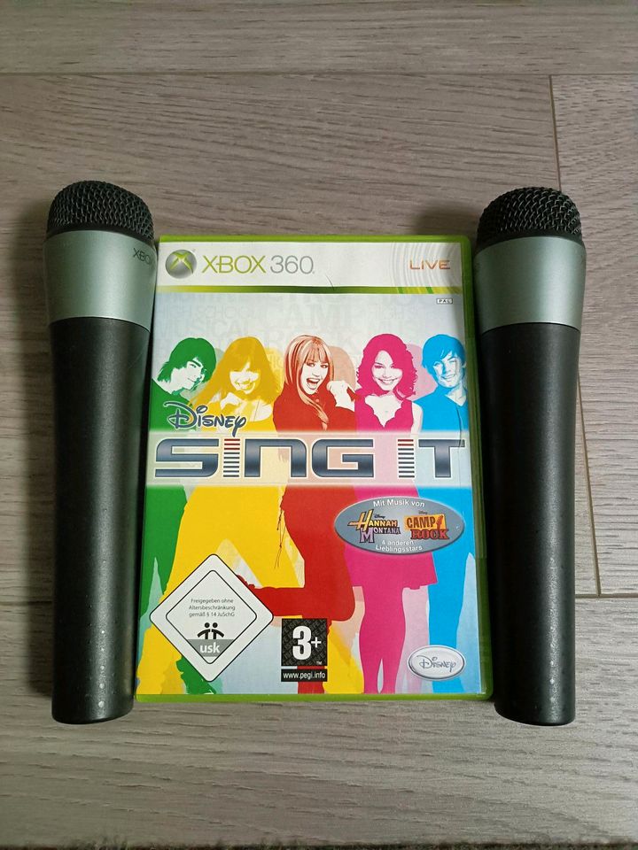 Xbox 360 Sing it Spiel mit 2 Original Mikrofone in Bielefeld