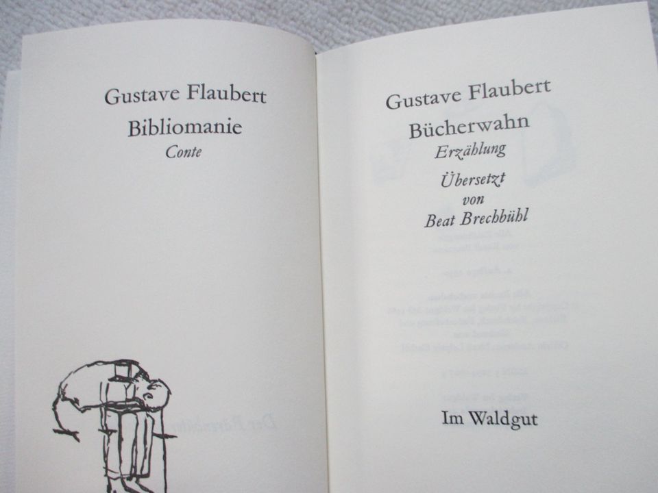 Bücherwahn; Gustave Flaubert; zweisprachig; in Olching