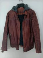 Herren Kunst Leder Jacke braun Gr. M mit Kapuze *fast neu* Niedersachsen - Hann. Münden Vorschau