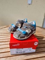 Superfit Sandalen Freddy Gr.24 Hellgrau Blau Velour Textil München - Hadern Vorschau