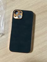 iPhone 14 Handyhülle Case | gold black smooth leather Kr. München - Unterschleißheim Vorschau