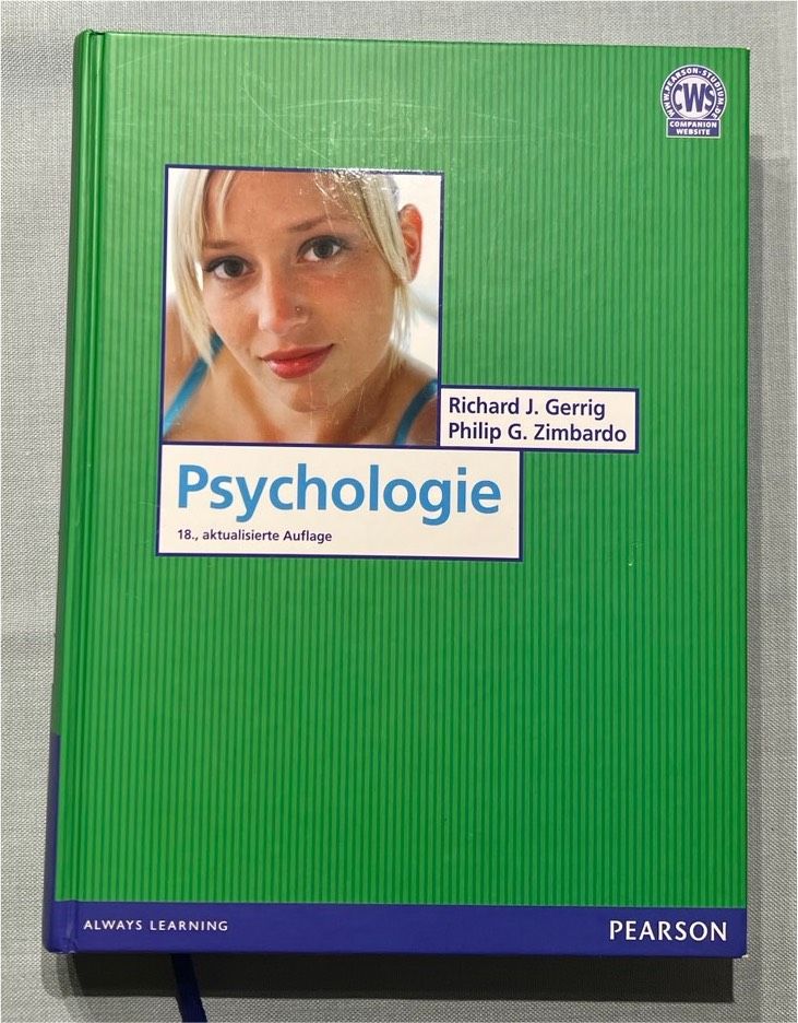 Psychologie Richard J. Gerrig und Philip G. Zimbardo 18. Auflage in Viersen
