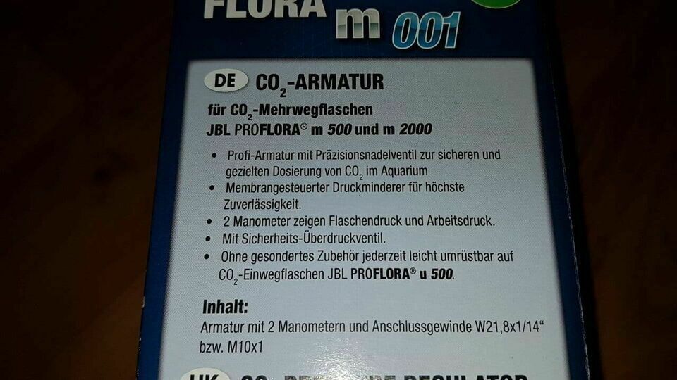 JBL Armatur zur CO2 Druckminderer von CO2 Mehrwegflaschen m001 in Wangels