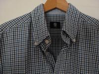 Herrenhemd Bogner 40 Kurzarm Kariert Blau-Grün Hessen - Niestetal Vorschau