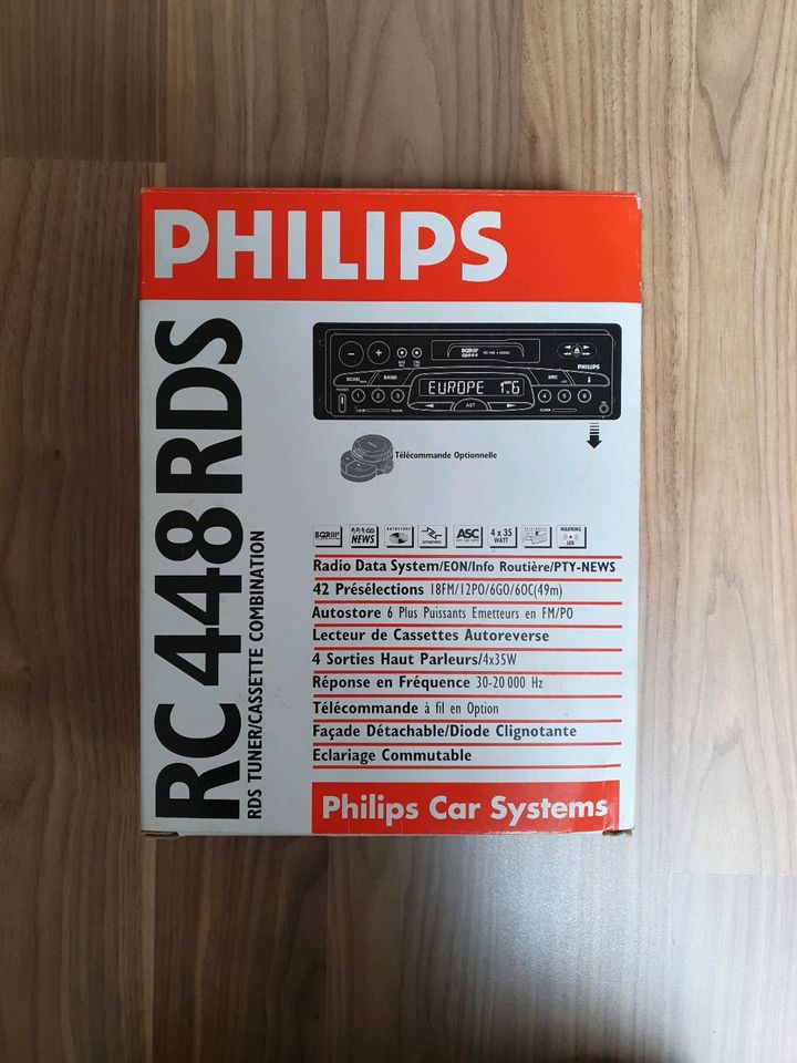 Philips Kasettenradio RC448RDS Autoradio in Kirchhain