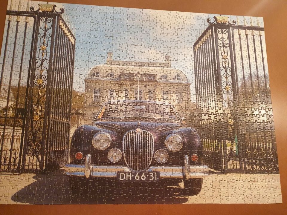 Puzzle Wild Horse 1000 Teile Oldtimer Jaguar wie neu in Duisburg