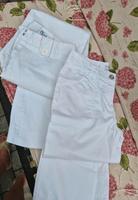 2x Sommerhosen Damen Weiß gr 38 Hessen - Hasselroth Vorschau