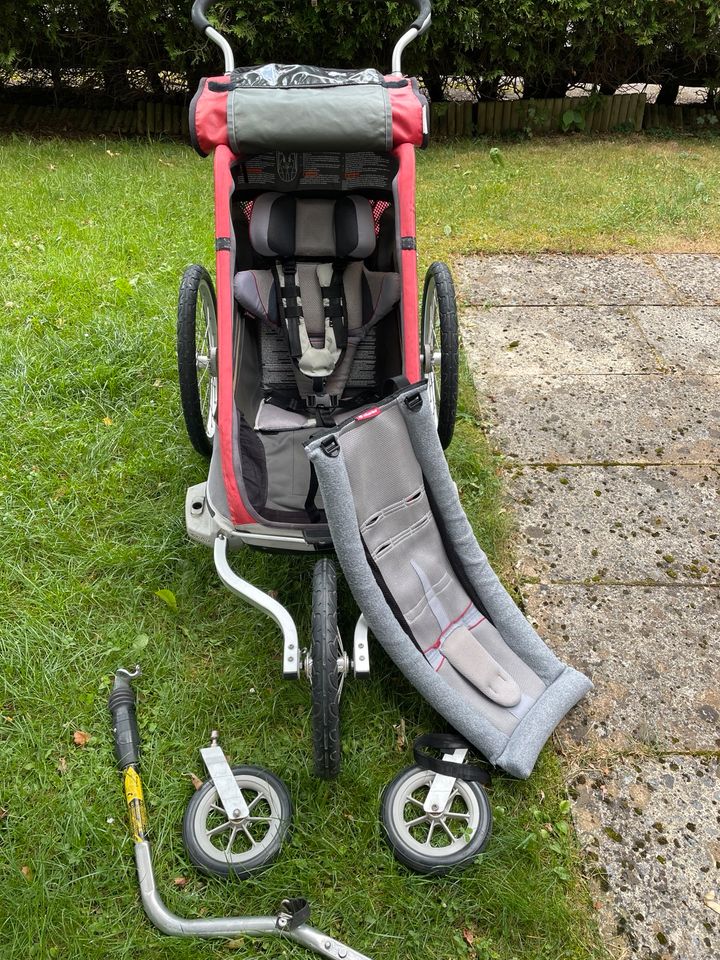 Chariot Cougar 1 Thule Fahrradanhänger mit Zubehör in Bad Tölz