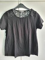Schwarzes T-Shirt mit Spitze Dortmund - Eving Vorschau