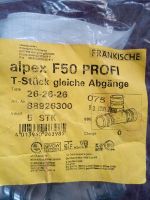 Fränkische Alpex F50 Profi T-Stücke 26mm Nordrhein-Westfalen - Schleiden Vorschau