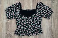 Zara Bluse schwarz Blumen Größe M NEU Bayern - Rödental Vorschau