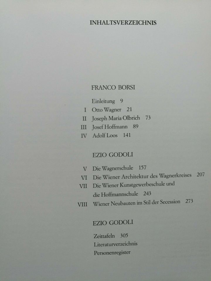 Ezio Godoli, Franco Borsi Wiener Bauten der Jahrhundertwende in Ilsede