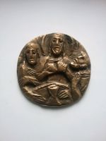 Bronze Bild, Joseph Krautwald, Brotbrechen,Kommuniongeschenk Niedersachsen - Emsbüren Vorschau