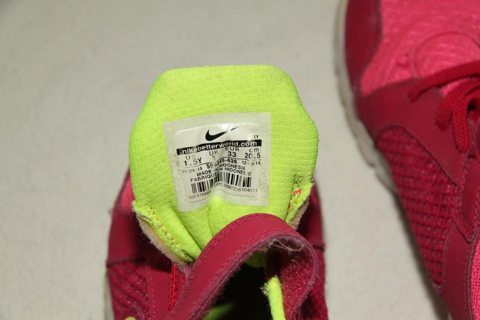 Nike Schuhe Turnschuh 33 gelb rosa Sneaker Laufschuh Sportschuh in Hohenpeißenberg
