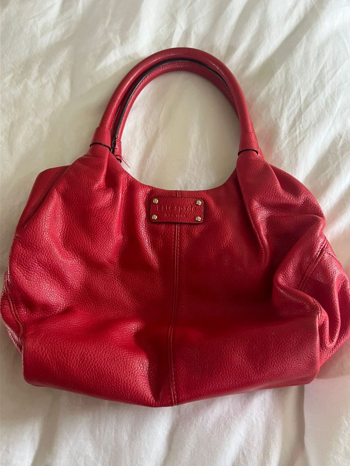 Kate Spade Tasche Handtasche Leder  Rot NEU aus USA in Wehringen