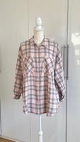 Only Carmakoma Hemd Gr. 48 Bluse Flanell beige Nordrhein-Westfalen - Dörentrup Vorschau
