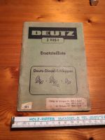 Deutz D40 - D40s - D50 Ersatzteilliste - Original aus 1960 Niedersachsen - Göttingen Vorschau