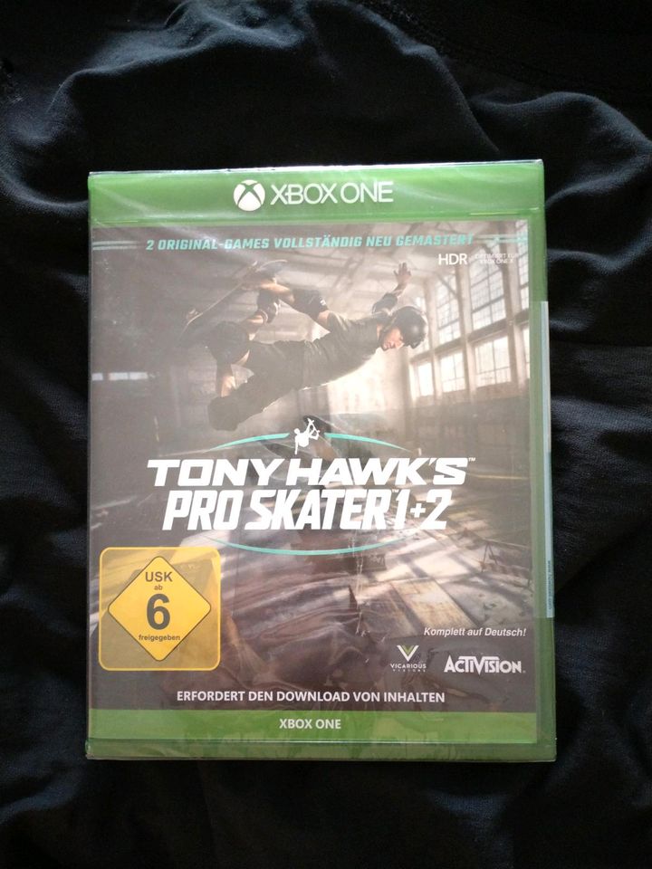 Tony hawk pro skater 1 + 2 xbox one in Mechernich