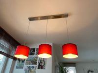 Hochwertige Designer Esszimmerlampe, für 3x E27, rot/edelstahl Baden-Württemberg - Mietingen Vorschau