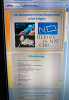 Schüler Vortrag Thema Drogen für Bio, Nawi oder LER Brandenburg - Rüdersdorf Vorschau