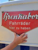 Brennabor Emaille Schild, selten Bayern - Moosinning Vorschau