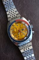 SORNA Chrono Pepsi Vintage 70er Jahre Swiss Made Handaufzug Stahl Kr. Dachau - Röhrmoos Vorschau