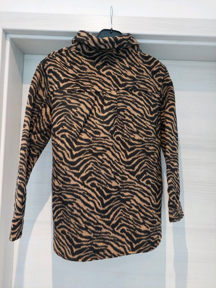 Jacke Wolljacke Primark Zebra Leo Look Zara Schwarz Beige 152 in Kaiserslautern