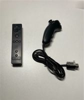 Wii Remote + Nunchuk Schwarz Brandenburg - Cottbus Vorschau