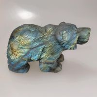 Gravierte "Bär" Skulptur aus Labradorith ( 120 x 50 mm ) AAA Nordrhein-Westfalen - Recklinghausen Vorschau