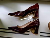 NEUW. Pumps Schuhe ZARA Blockabsatz Gold Lackschuhe Schleswig-Holstein - Neumünster Vorschau