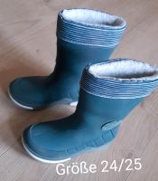 Gefütterte Gummistiefel Größe 24/25 Bayern - Schechen Vorschau