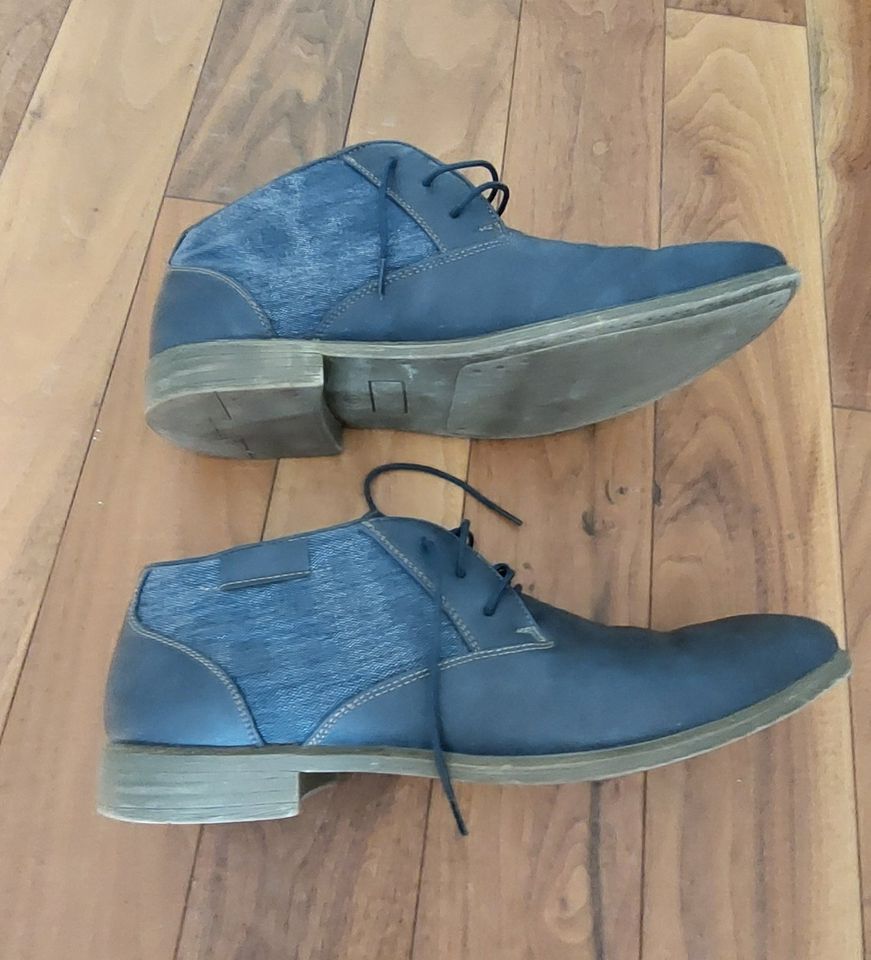 Halbschuhe Schnürer Street Shoes Blau Größe 44 in Zetel