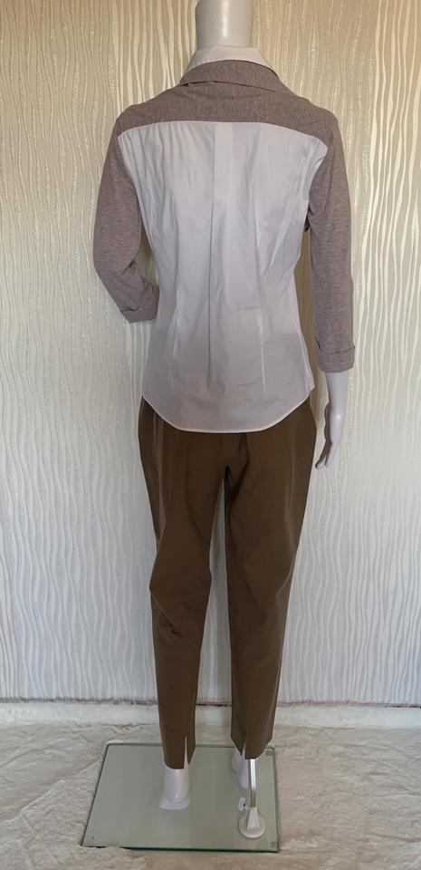 Weiße Bluse im 2 Teiler Optik von Brunello Cucinelli Gr. M in München