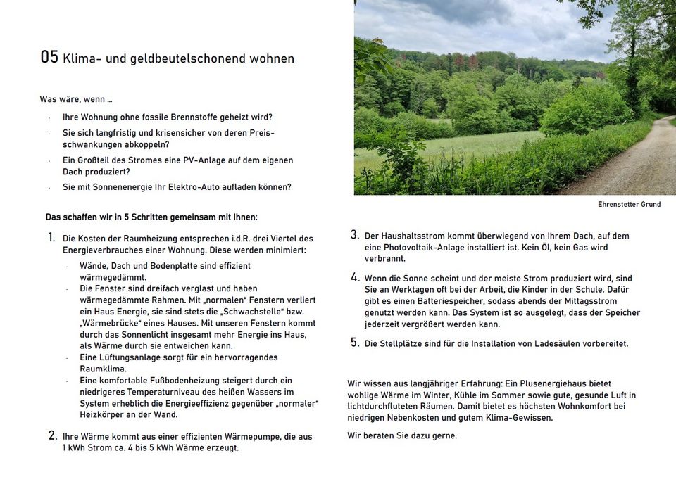 12 Min zum Hbf Freiburg! KfW förderfähig! Ortsrandlage! Außergewöhnlich helle 3-Zi-Souterrain Wohnung mit tollem Gartenanteil in Ehrenkirchen in Freiburg im Breisgau