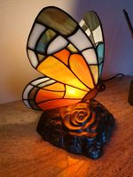 Große Schmetterling Lampe Tiffany orange 24 cm Bayern - Knetzgau Vorschau