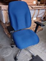 Zenit Comfort - Bürostuhl Stoff Blau ergonomisch Krummhörn - Greetsiel Vorschau