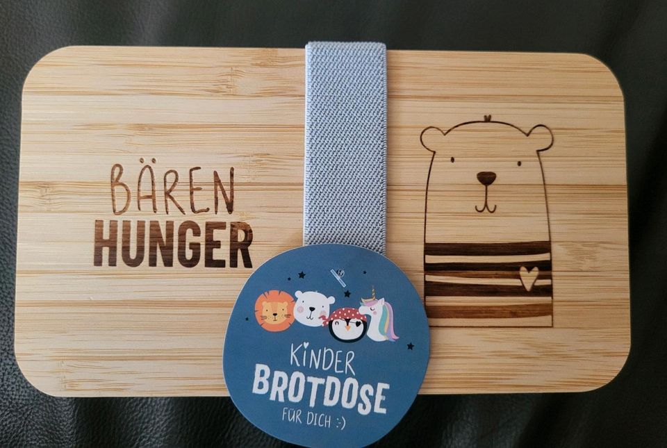 Kinderbrotdose Bärenhunger, 4-teilig, La vida GmbH in Freiburg im Breisgau