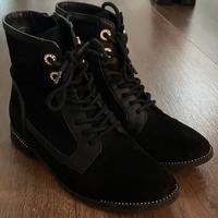 Schwarze Wildlederstiefel Gr. 36 Bayern - Kulmbach Vorschau