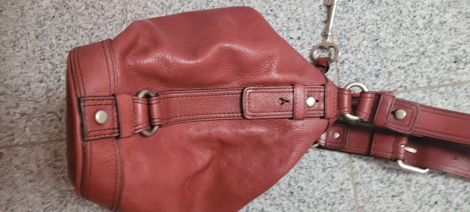 Fossil Tasche  Handtasche Leder braun-rot  NEU in Hamburg