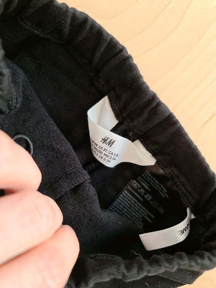 Set 98 H&M Leggings lang schwarz verstellbar Mädchen in Kirchlengern