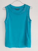 Yessica Ärmellos Oberteil Top Shirt 10%Leinen Pailletten Gr. S Nürnberg (Mittelfr) - Südstadt Vorschau