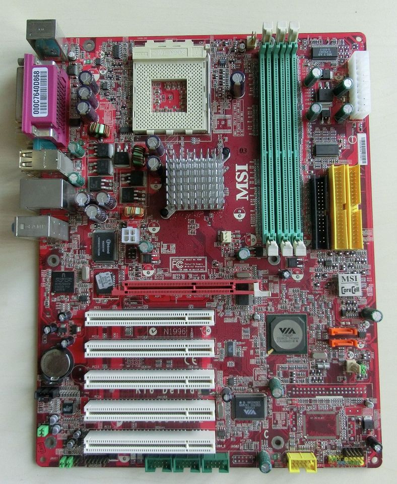 MSI KT6 Delta-FISR MS-6590 Vers.: 2 Sockel 462  Mainboard für AMD in Bochum
