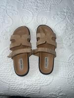 Steve Madden Missile Sandalen Größe 39 (eher 38) beige Sand Bayern - Landshut Vorschau