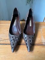 High Heels Pumps Buffalo Leder Braun Größe 36 Hessen - Marburg Vorschau