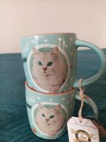 Retro Katzen Tasse Nostalgie Art m. Spruch Münster (Westfalen) - Gievenbeck Vorschau