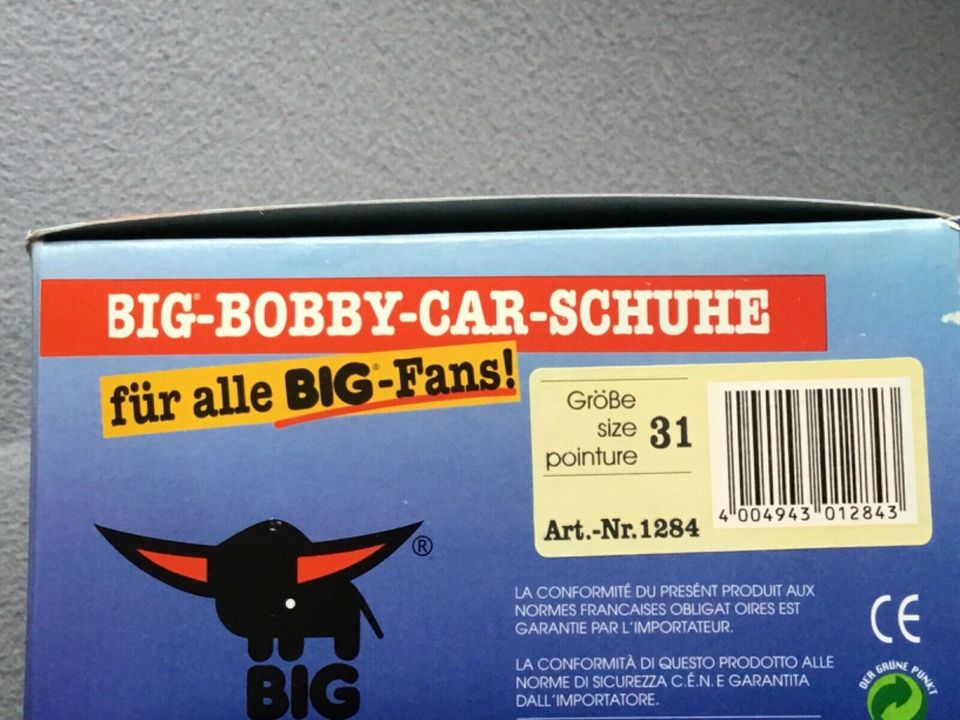 -Big Bobby Car Schuhe Größe 31 Neu-Rarität in Hochdorf-Assenheim