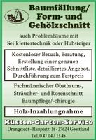 Baumfällung / Form- und Gehölzschnitt Niedersachsen - Drangstedt Vorschau